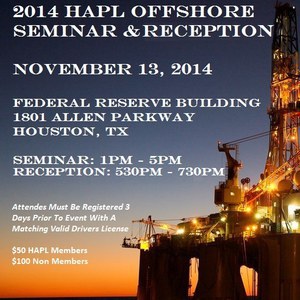 HAPL Offshore Reception