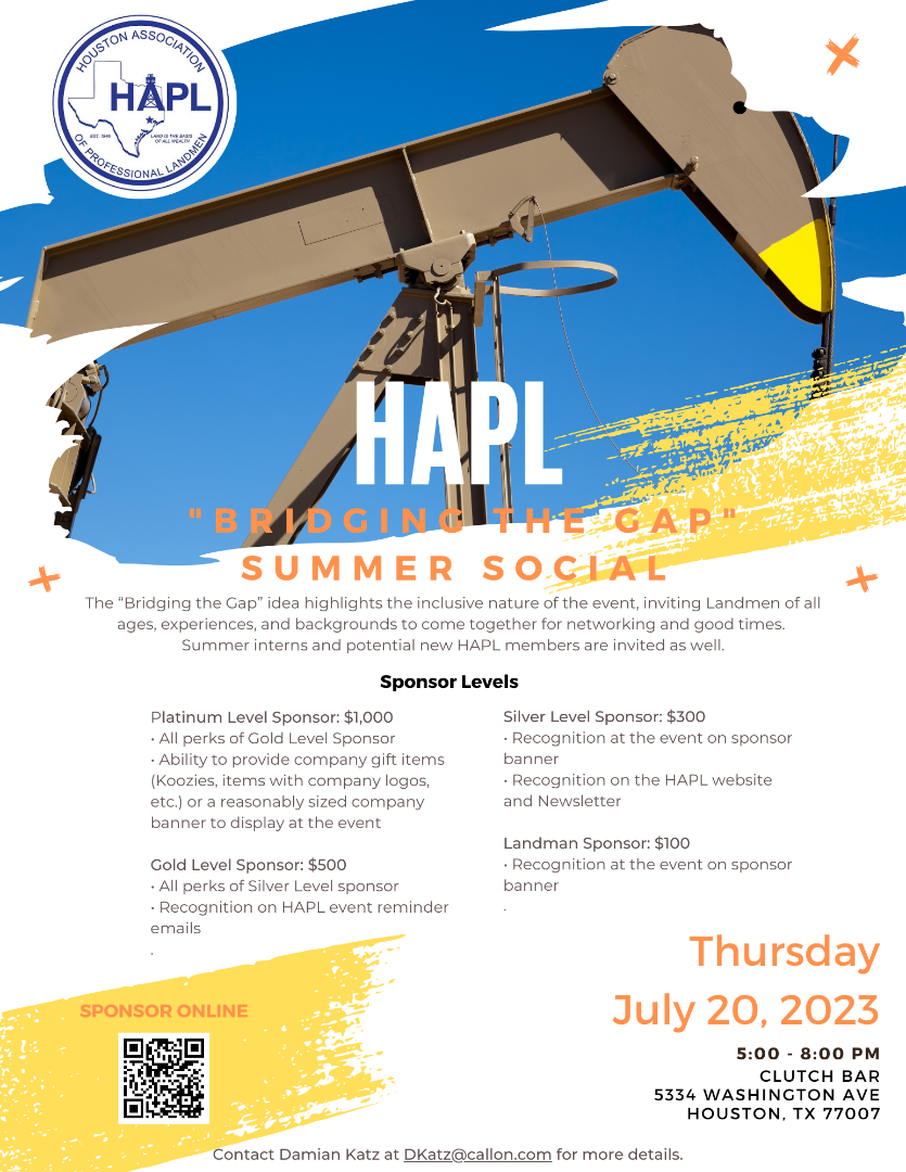 bekræfte Brink Tage med Event - HAPL 19th Annual "Bridging the Gap" Summer Social